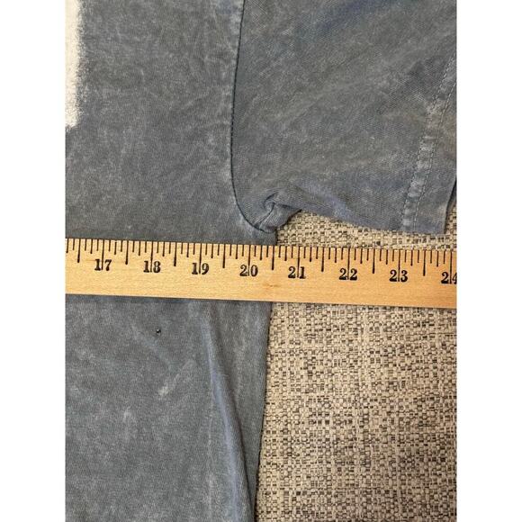 Nirvana Nevermind Dead Smiley Gray Grunge Band Short Sleeve T-Shirt Sz L - Picture 4 of 7